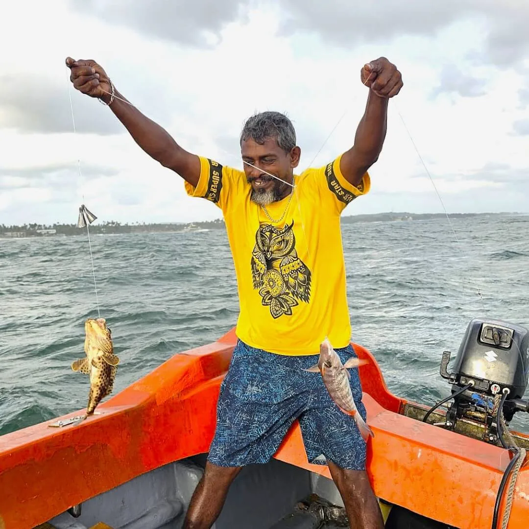 fishing in galle unawatuna sri lanka