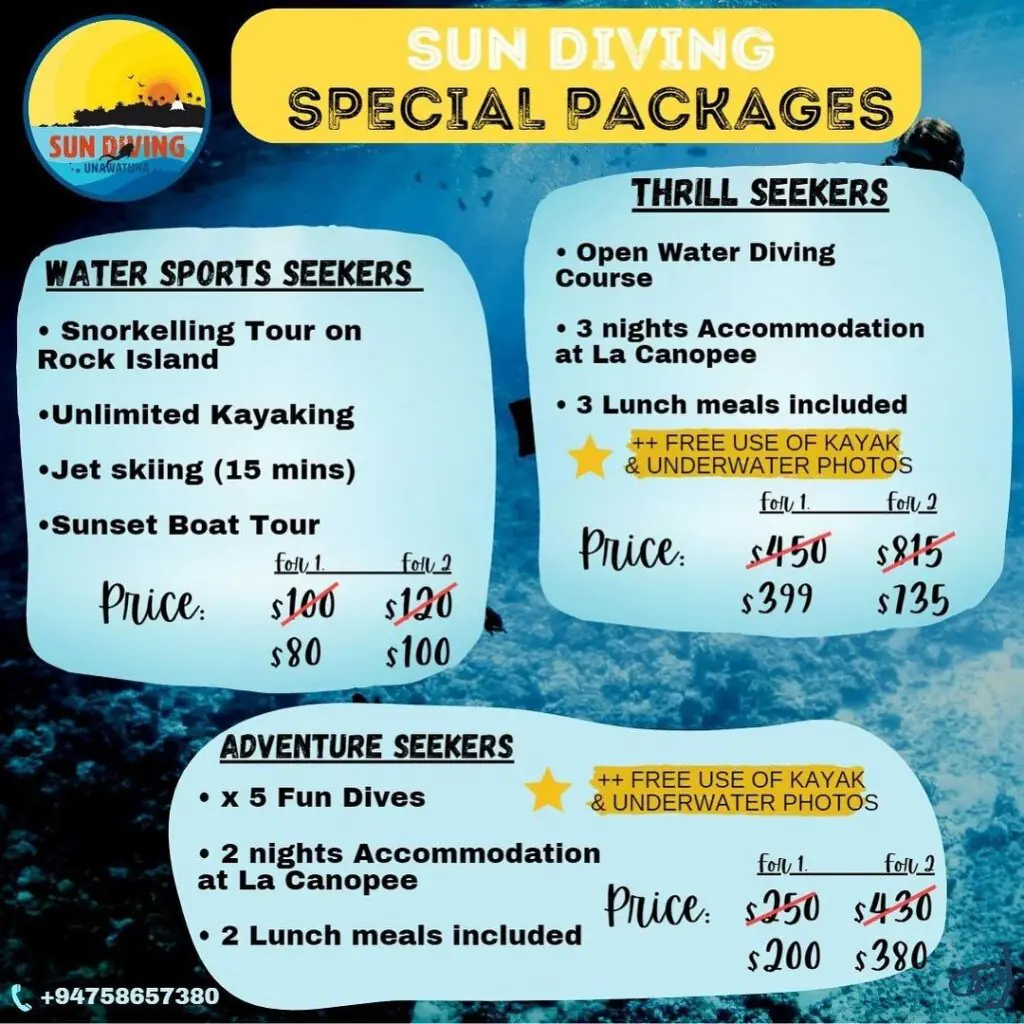dive packages sri lanka